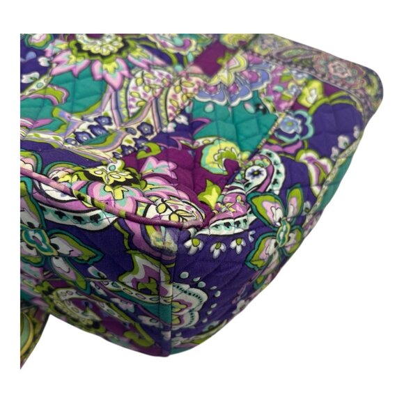 Vera Bradley Signature Laptop Tote Bag Multicolored Paisley Print - Picture 13 of 14